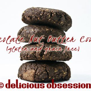 Chocolate Peanut Butter (or other nut butter) Cookies Recipe - Gluten and Grain Free