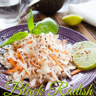 Black Radish Slaw (great for digestion) :: Gluten and Dairy Free // deliciousobsessions.com