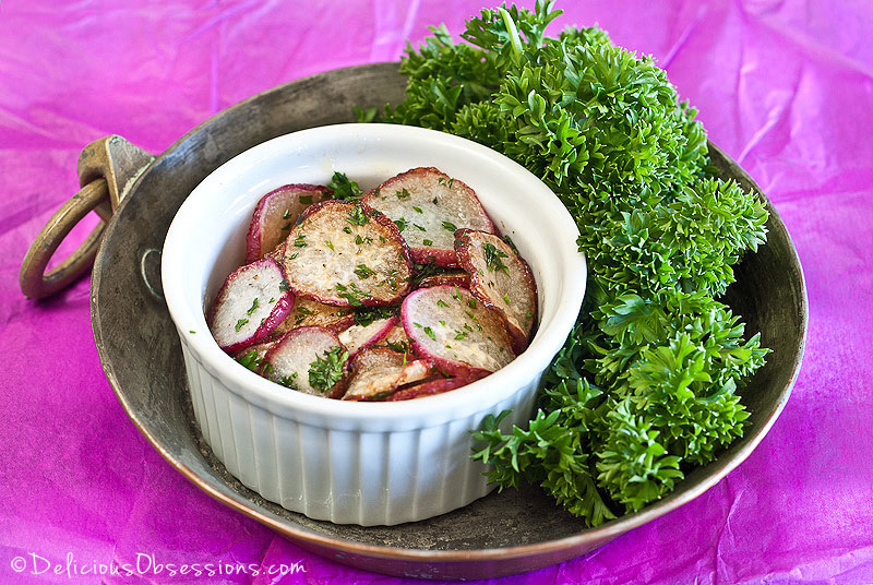 Sautéed Radishes With Butter and Parsley (gluten free with dairy free and autoimmune option)