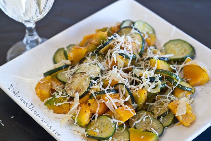 Sautéed Zucchini, Squash, and Onions (gluten free with a dairy free option, autoimmune option)