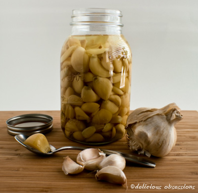 Pickled (Lacto-Fermented) Garlic