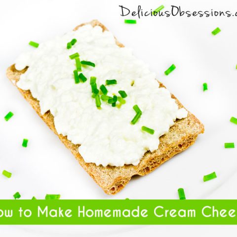 How to Make Homemade Cream Cheese // deliciousobsessions.com