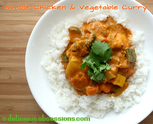 Simple Chicken and Vegetable Curry Recipe