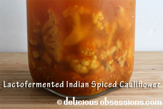52 Weeks of Bad A** Bacteria – Week 28 – Indian Spiced Lactofermented Cauliflower (a recipe review)
