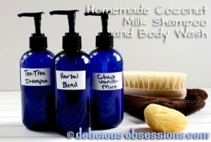 Delicious Obsessions: Homemade Coconut Milk Shampoo and Body Wash Featured on CoconutOil.com