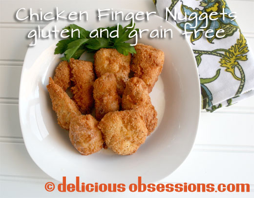 Crispy Coconut Chicken Finger Nuggets with Tangy Balsamic Dip (Gluten and Grain Free)