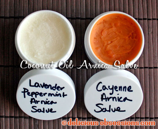 Pain Relieving Coconut Oil Arnica Salve Recipe