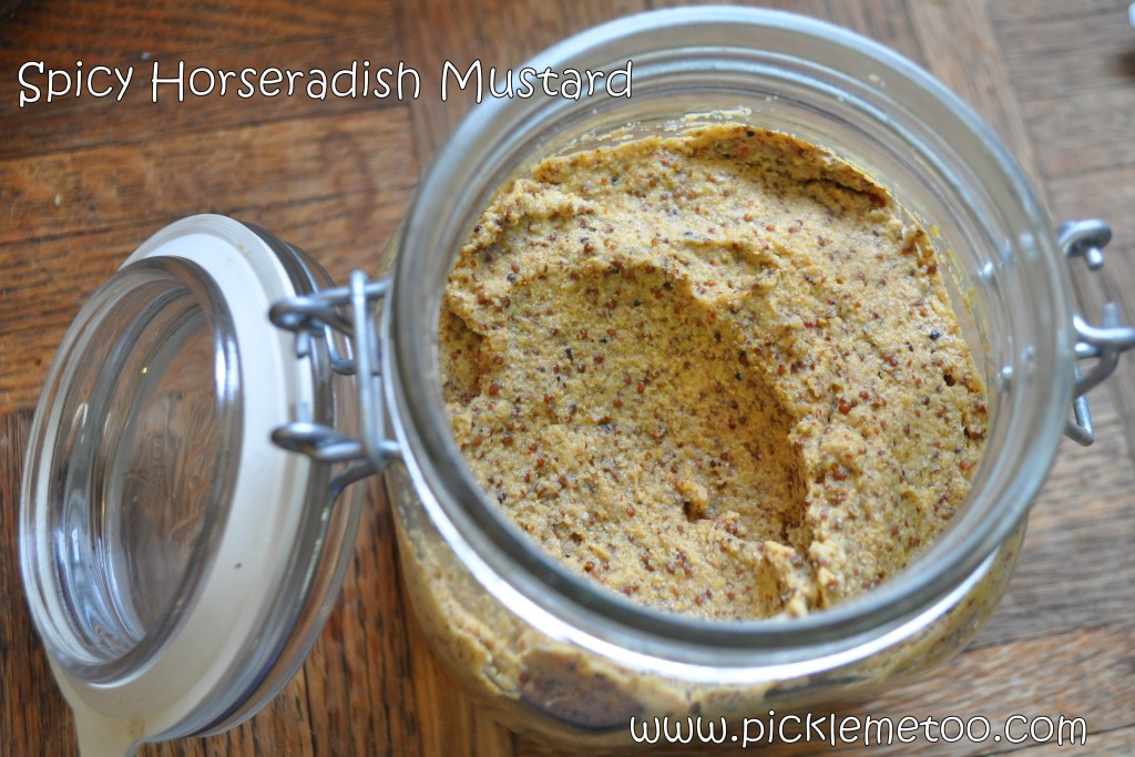 Spicy Horseradish Mustard from www.picklemetoo.com