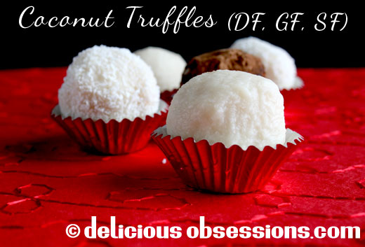 Coconut Cream Truffles (SF, GF, DF)