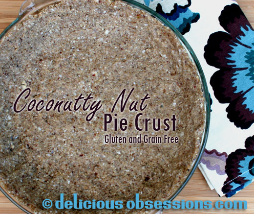 Easy Coconut Nut Pie Crust :: gluten, grain, and dairy free