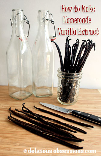 How to Make Your Own Homemade Vanilla Extract // deliciousobsessions.com #DIY #realfood #vanilla #baking