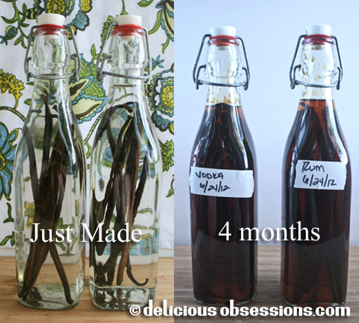 How to Make Your Own Homemade Vanilla Extract // deliciousobsessions.com #DIY #realfood #vanilla #baking