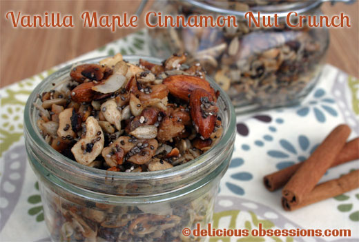 Vanilla Maple Cinnamon Nut Crunch (Gluten, Grain, Dairy Free)