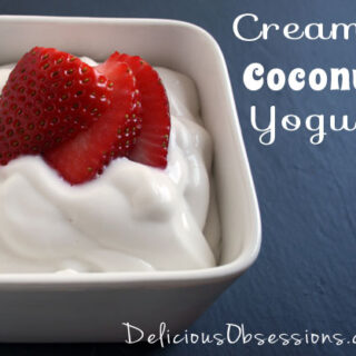 Creamy Coconut Milk Yogurt Recipe | deliciousbosessions.com