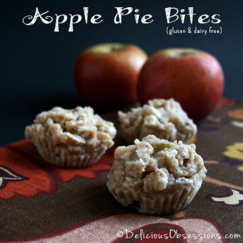 Apple Pie Bites (gluten, grain, dairy, and sugar free) | deliciousobsessions.com