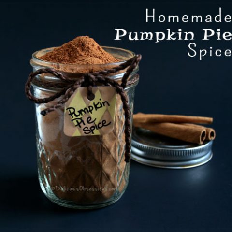 Homemade Pumpkin Pie Spice Recipe // deliciousobsessions.com