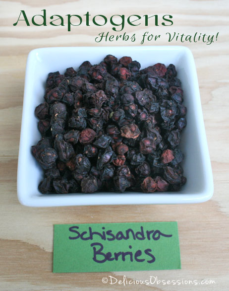 Adaptogens: Herbs for Vitality - Schisandra Berries | deliciousobsessions.com
