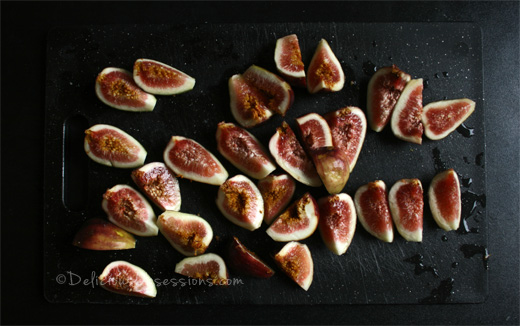 Orange Honey Balsamic Glazed Figs with Ricotta | deliciousobsessions.com