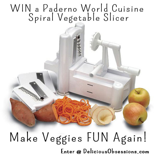 Spiralizer Review and Giveaway from DeliciousObsessions.com