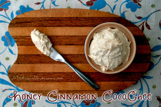 Whipped Honey Cinnamon CocoGhee (Coconut Oil and Ghee) Recipe