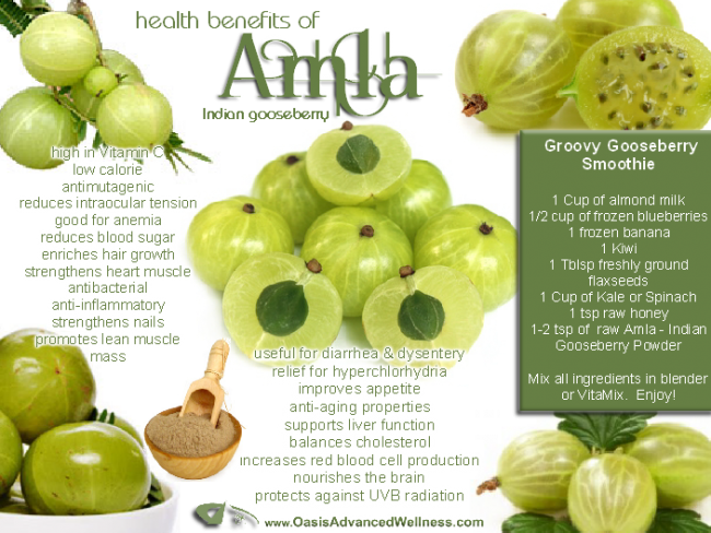 Adaptogens: Herbs for Vitality - Amla Fruit | deliciousobsessions.com