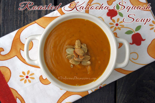 Roasted Kabocha Squash Soup Recipe (gluten free, dairy free, autoimmune option, vegetarian/vegan option)