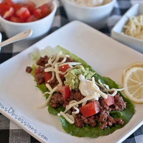 Easiest Crock Pot Taco Meat // deliciousobsessions.com