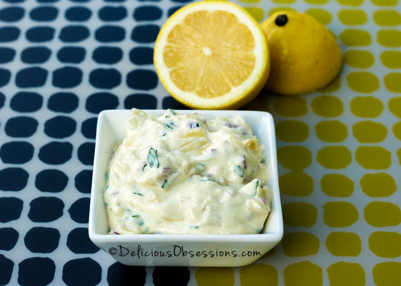 Lemon Artichoke Mayonnaise Recipe :: gluten free, dairy free, Paleo / Primal