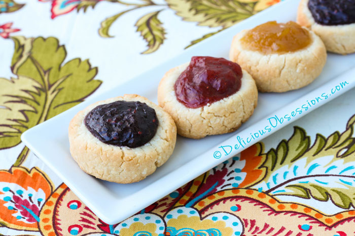 Jam-Filled Thumbprint Cookies :: gluten, dairy, nut, seed, egg free, autoimmune paleo