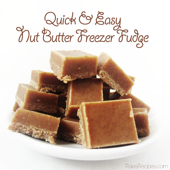 Quick & Easy Nut Butter Freezer Fudge :: Gluten-Free, Grain-Free, Dairy-Free, Paleo