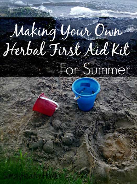 DIY Herbal First Aid Kit for Summer // deliciousobsessions.com #firstaid #herbs #summer