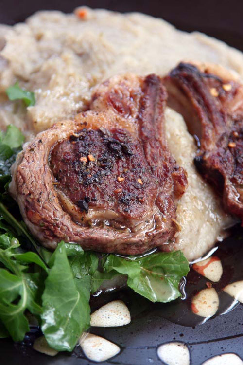 Lamb Chops With Sunchoke Puree (Gluten and Dairy Free, Autoimmune Option) // deliciousobsessions.com