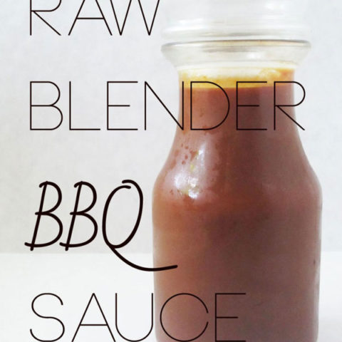 Raw Blender BBQ Sauce (gluten, grain, dairy free) // deliciousobsessions.com