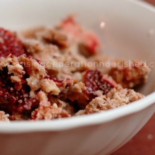 Strawberry Granola Cereal :: Grain Free, Paleo Friendly, Allergen Free Options // deliciousobsessions.com #grainfree #glutenfree #paleo friendly #allergenfriendly