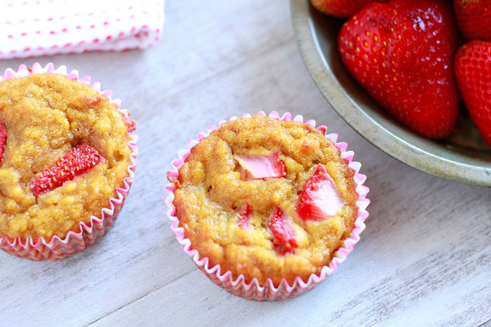 Strawberry Banana Muffins :: Gluten-Free, Grain-Free, Dairy-Free, Nut-Free, Seed Free