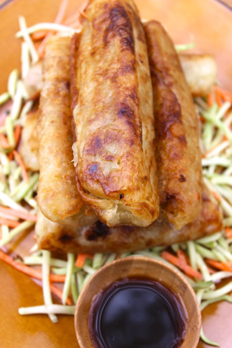 Paleo Egg Rolls (Gluten, Grain, Dairy, and Nut Free, #Autoimmune #Paleo Option) // deliciousobsessions.com