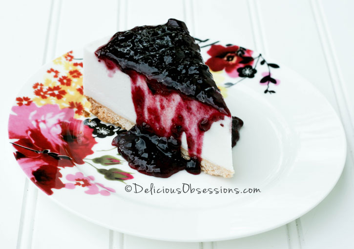 Vanilla Bean Faux Cheesecake (gluten, grain, dairy, egg, and nut free) // deliciousobsessions.com
