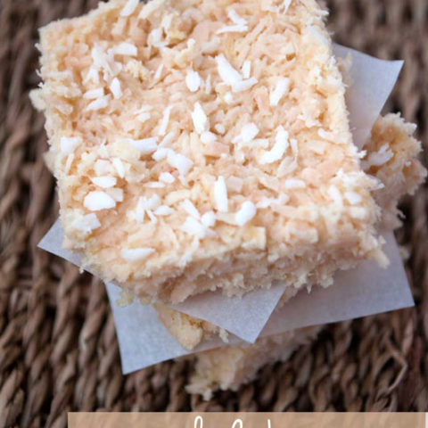 Piña Colada Bars :: Gluten, Grain, Dairy, Egg, Nut, and Seed Free, Autoimmune Paleo // deliciousobsessions.com