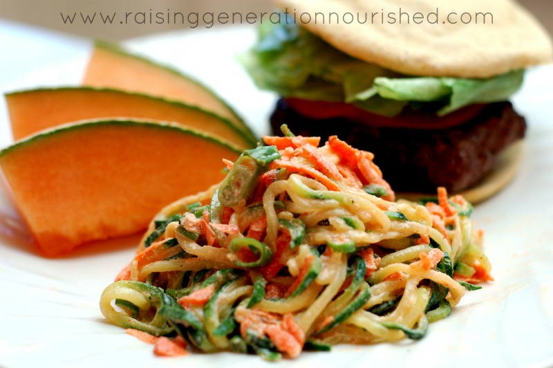 Zucchini Coleslaw :: Delicious Obesessions