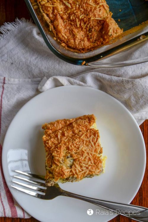 Fluffy Crustless Quiche