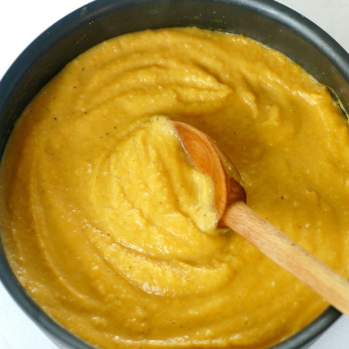 Pumpkin Cream Sauce :: Gluten Free, Grain Free, Dairy Free Option, Paleo / Primal // deliciousobsessions.com