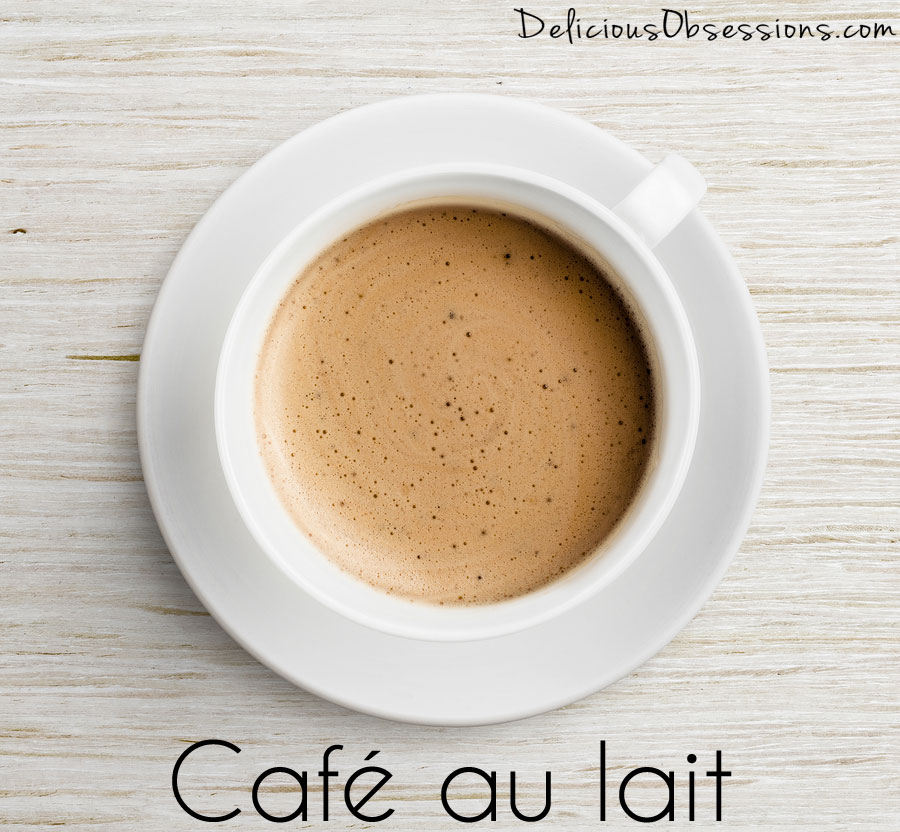 Cafe au Lait Made with Herbal Coffee // deliciousobsessions.com