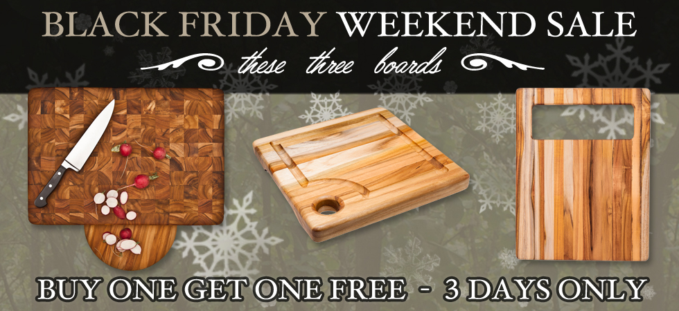 Proteak Cutting Boards - Buy 1 Get 1 FREE Sale // deliciousobsessions.com