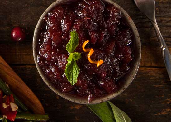 Healthy Cranberry Sauce, A Holiday Menu Makeover: Simple Swaps for a Healthier Family Dinner // deliciousobsessions.com