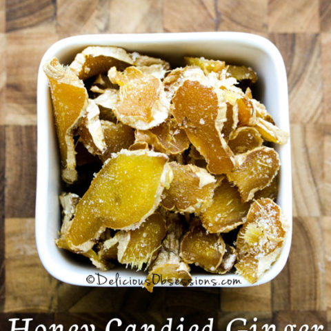 How to Make #Honey Candied #Ginger and Ginger Syrup // deliciousobsessions.com #realfood #paleo #primal
