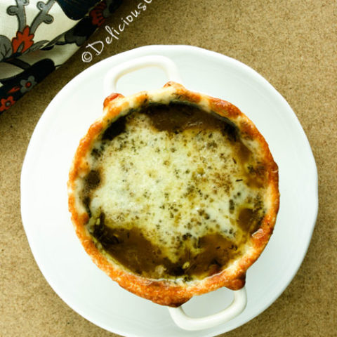 Rich French Onion Soup :: Gluten and Dairy Free, Autoimmune Paleo // deliciousobsessions.com
