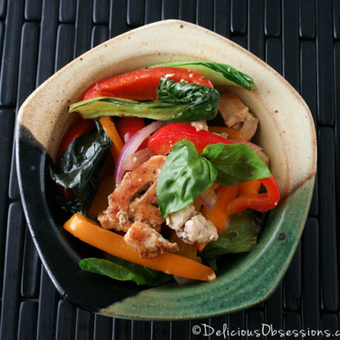 Turkey Thai Basil Recipe :: Gluten-Free, Grain-Free, Dairy-Free // deliciousobsessions.com