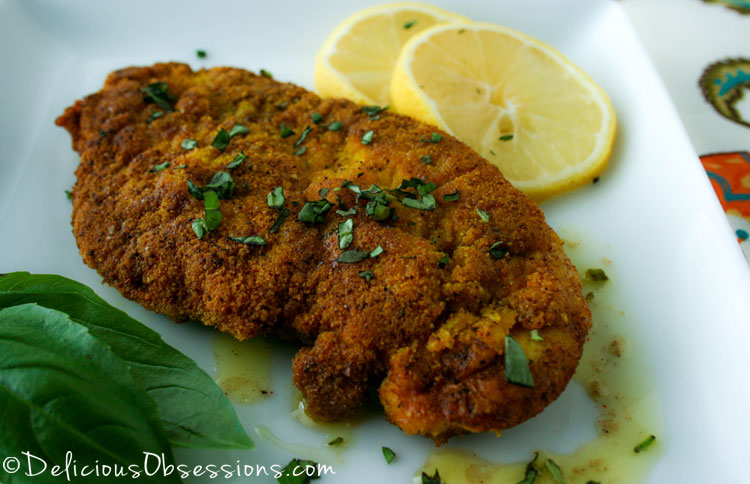 Chicken Picatta and The Wellness Mama Cookbook Review // deliciousobsessions.com