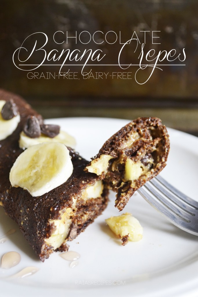 Chocolate Banana Crepes :: Grain-Free, Dairy-Free