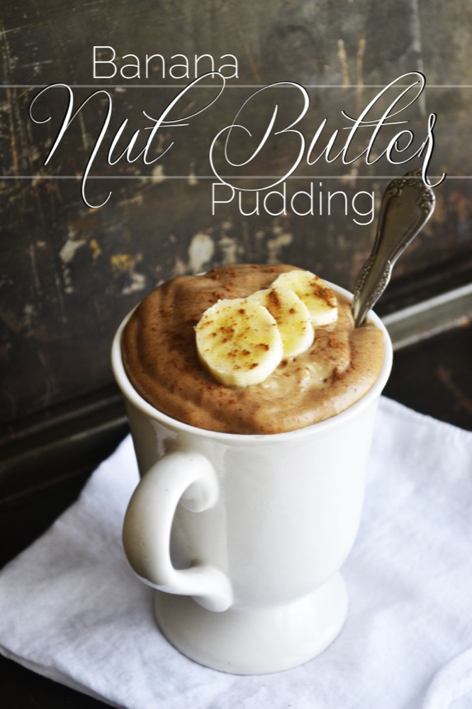 Banana Nut Butter Pudding :: Gluten-Free, Dairy-Free, Refined Sugar-Free